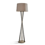 RV Astley Allai Floor Lamp Bronze &  Brass