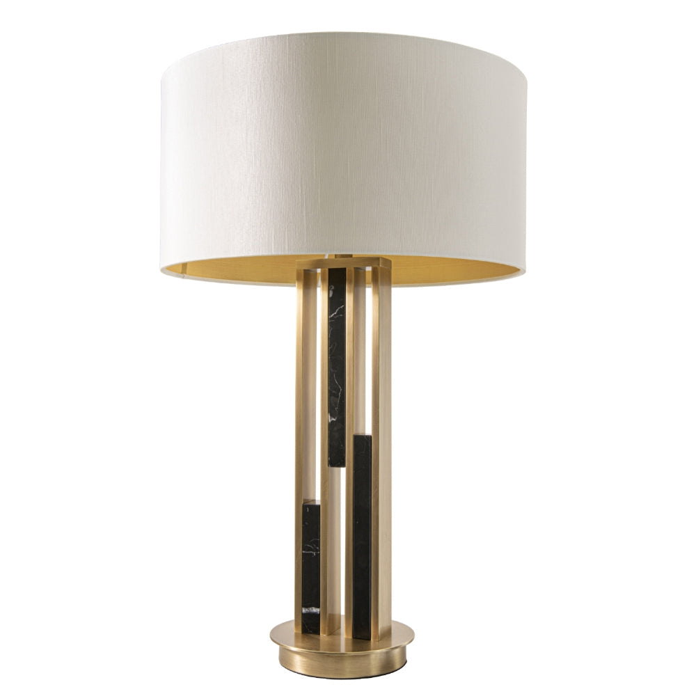RV Astley Navia Mid Century Brass Table Lamp