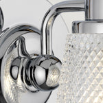 Quintiesse Hudson 1 Light Wall Light Polished Chrome - Decolight Ltd 