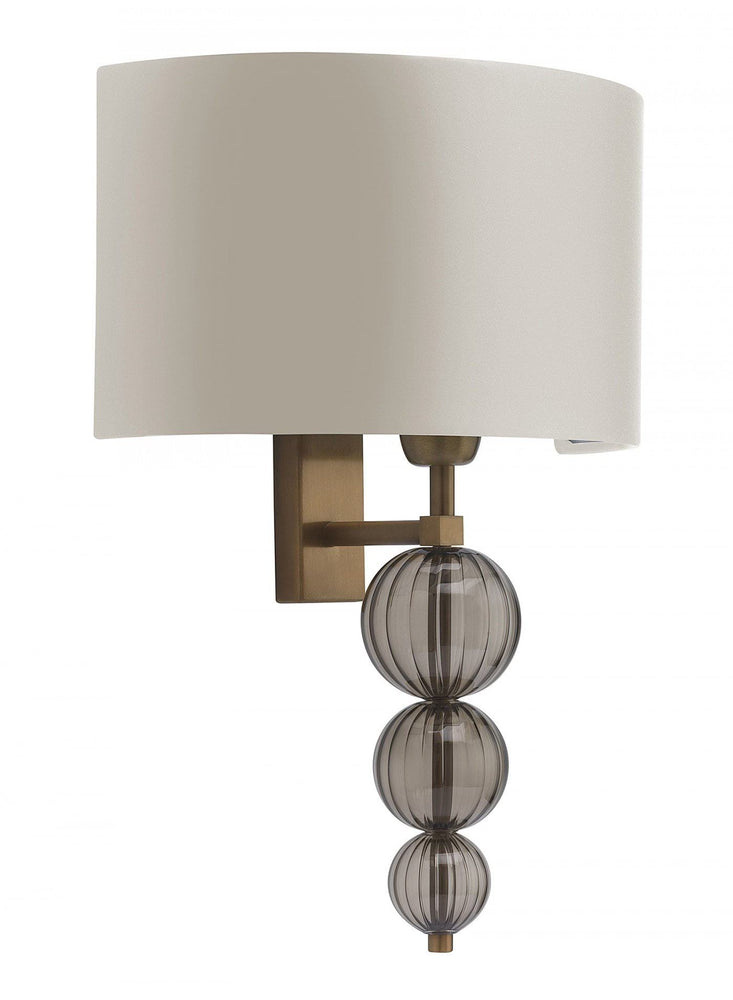 Heathfield Alette Antique Brass Wall Light - Decolight Ltd 