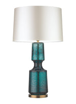 Heathfield & Co Antero Teal Table Lamp