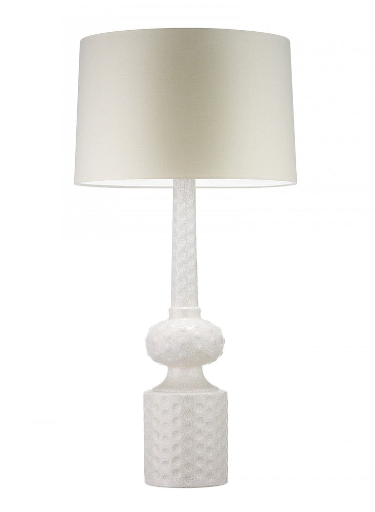 Heathfield & Co Babylon Ivory Crackle Table lamp