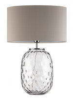 Heathfield & Co Bubble Clear Glass Table Lamp