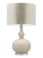 Heathfield & Co Celine Natural Creme Table Lamp