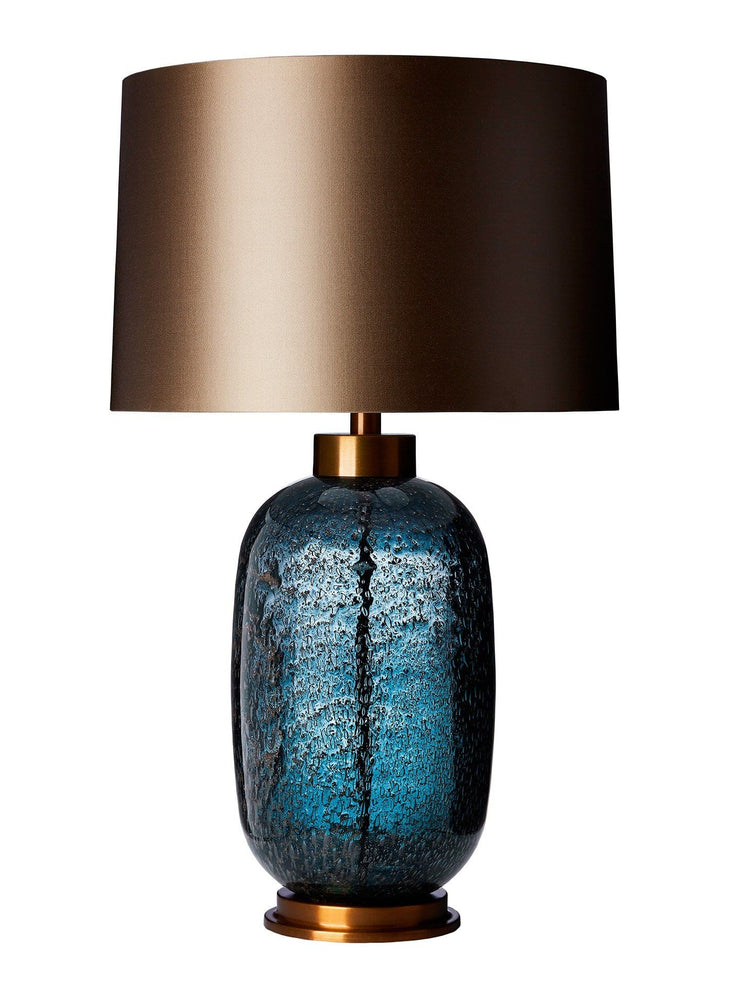 Zoffany Amelia Midnight Blue Large Table Lamp - Decolight Ltd 
