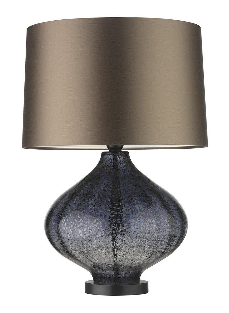 Zoffany Fiametta Smoke Blue Table Lamp - Decolight Ltd 