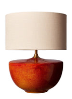 Heathfield Fuji Orange Retro Ceramic Table Lamp