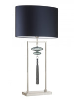 Heathfield Constance Nickel Opal Jade Table Lamp