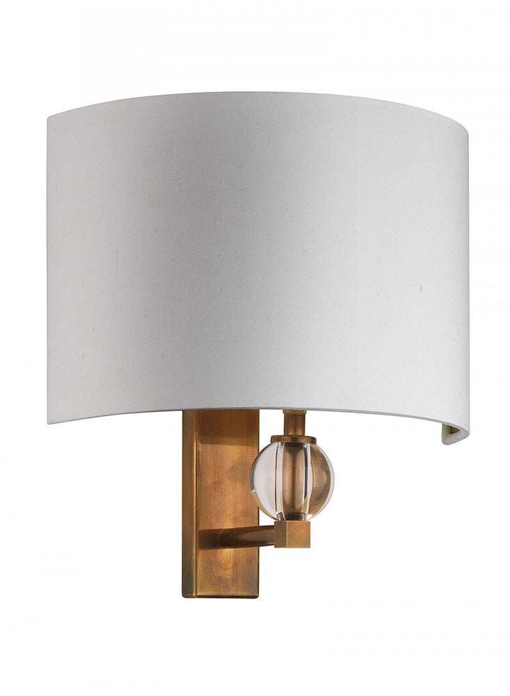 Heathfield Crystal Brass Wall Light - Decolight Ltd 