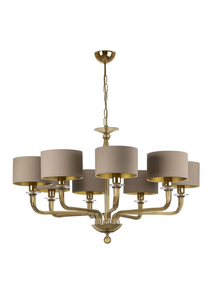 Heathfield Czarina Gold 8 Arm Chandelier ( Ceiling LIght )