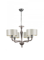 Heathfield Czarina Smoke 4 Arm Ceiling  Chandelier - Decolight Ltd 