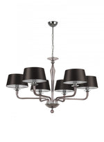 Heathfield Czarina Smoke 6 Arm Ceiling  Chandelier - Decolight Ltd 