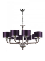 Heathfield Czarina Smoke 8 Arm Ceiling Chandelier
