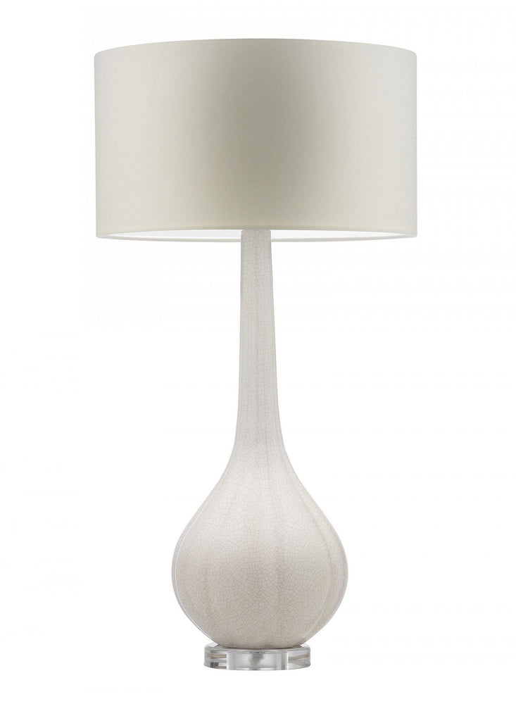 Heathfield Elenor Ivory Crackle Table Lamp