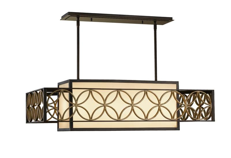 Decolight Emile Art Deco Large Liner  Pendant Ceiling Light