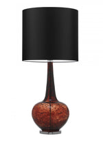 Heathfield Grace Tuscan Red Glass Table Lamp - Decolight Ltd 