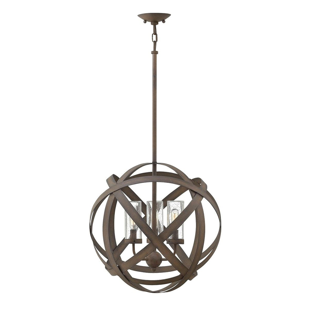 Decolight Carson Vintage Iron 3 Light Exterior Pendant - Decolight Ltd 