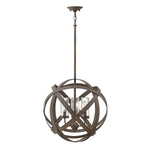 Decolight Carson Vintage Iron 3 Light Exterior Pendant