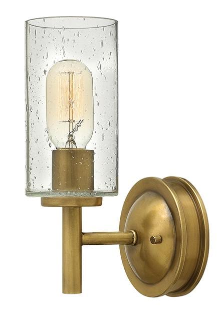 Decolight Louis Wall Light Heritage Brass - Decolight Ltd 