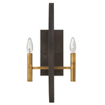 Decolight Euston Bronze & Gold  2 light Wall Light - Decolight Ltd 