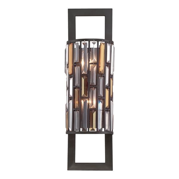 Decolight Emma Bronze & Glass  Wall Light