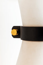 Mitzi Lighting Julia Aged Brass/Black Wall Light - Decolight Ltd 