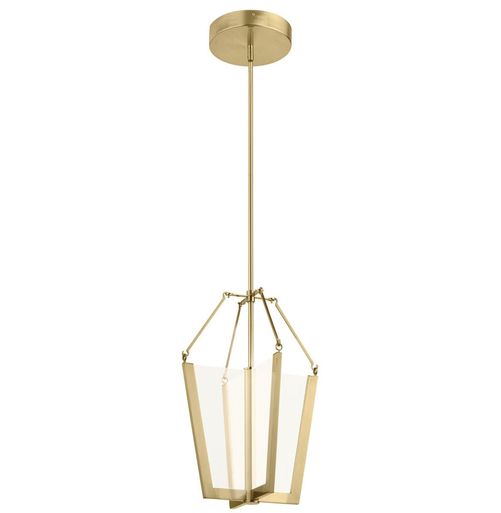 Quintiesse Calters Medium LED Pendant  Champagne Gold - Decolight Ltd 