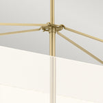 Quintiesse Calters LED Isle Pendant  Champagne Gold - Decolight Ltd 