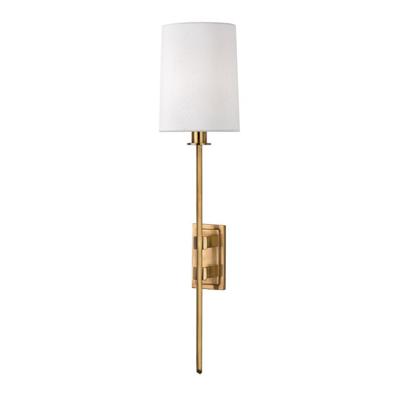 Hudson Valley Fredonia Aged Brass Wall Light