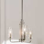 Quintiesse Kimrose 3 Light Chandelier   Polished Nickel - Decolight Ltd 