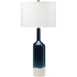 Decolight Martello Blue Ceramic Table Lamp