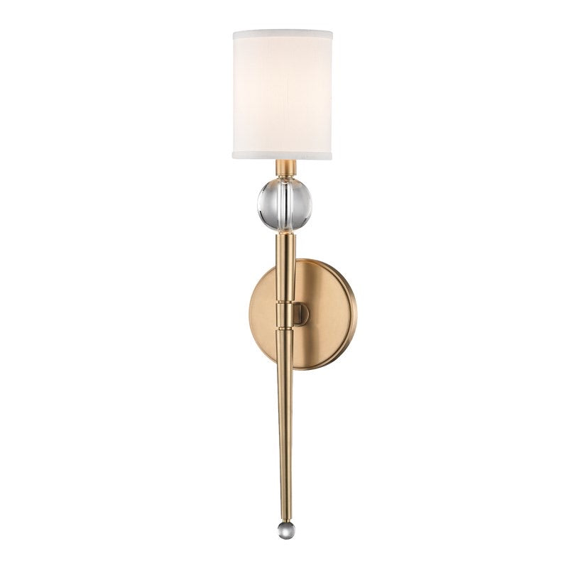 Hudson Valley Rockland Aged Brass Wall Light