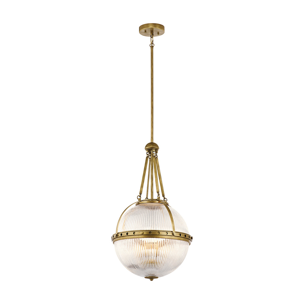 Decolight Belmont Aged Brass Ceiling Light - Decolight Ltd 