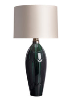 Heathfield & Co Agave Emerald Green Ceramic Table Lamp