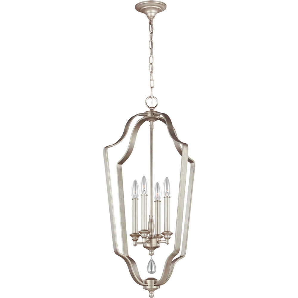 Decolight Val French Style Silver Ceiling Pendant -Chandelier