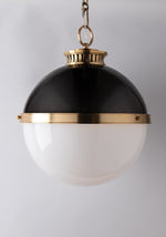 Hudson Valley Large Latham Aged/Antique Distressed Bronze Ceiling Pendant - Decolight Ltd 