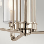 Quintiesse Kimrose 3 Light Chandelier   Polished Nickel - Decolight Ltd 