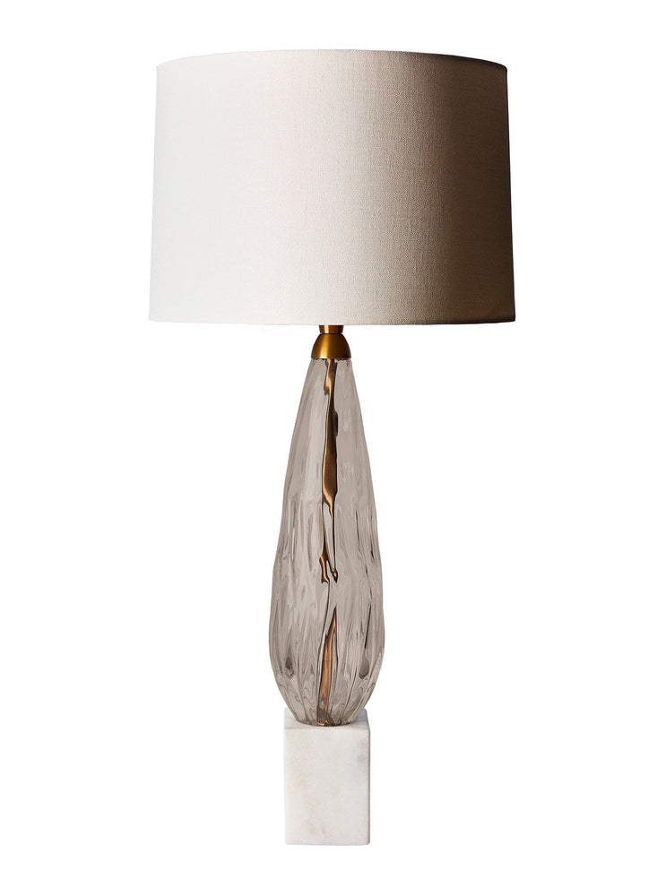 Heathfield Haywood Smoke Table Lamp - Decolight Ltd 