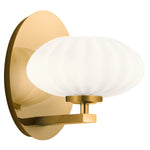 Quintiesse Pim 1 Light Wall Light  Fox Gold - Decolight Ltd 