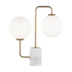 Mitzi Lighting Mia Aged Brass Table Lamp - Decolight Ltd 