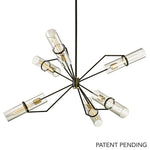 Troy Lighting Raef  Large Vintage Industrial 6lt Ceiling Pendant Light ( Large )