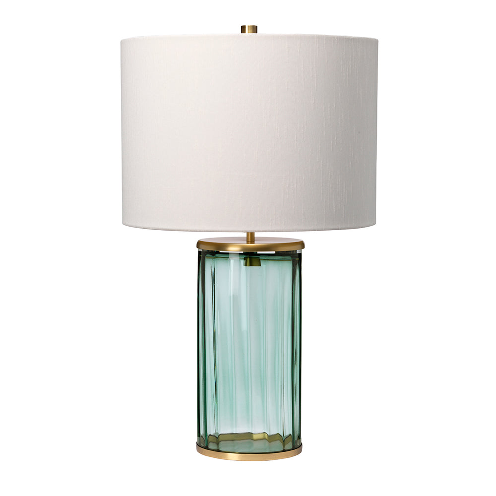 Quintiesse Reno Table Lamp - Green - Aged Brass Aged Brass