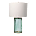 Quintiesse Reno Table Lamp - Green - Aged Brass Aged Brass - Decolight Ltd 