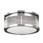 Decolight James Polished Chrome  Semi Flush Ceiling - Decolight Ltd 