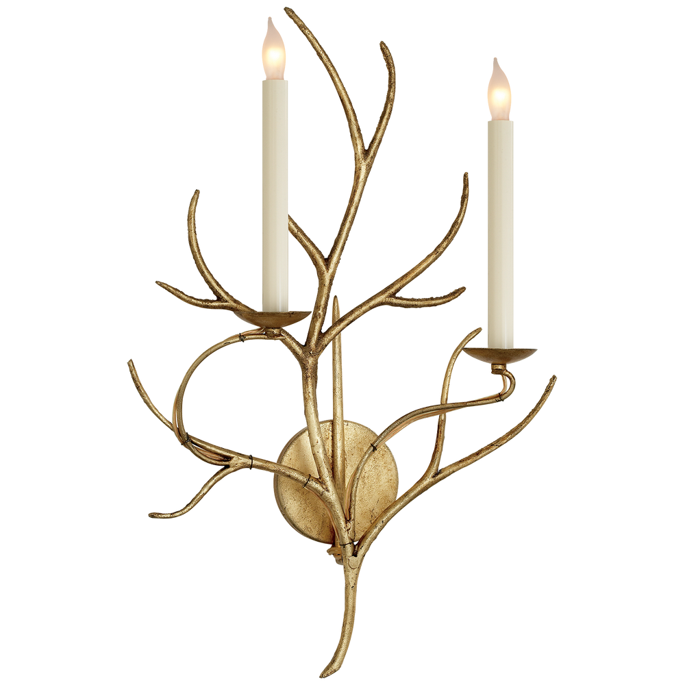 Decolight Branch Artisan Wall Light in Gilded Iron