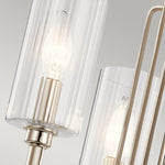 Quintiesse Kimrose 3 Light Chandelier   Polished Nickel - Decolight Ltd 
