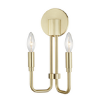 Mitzi Lighting Brigitte Aged Brass Wall Light