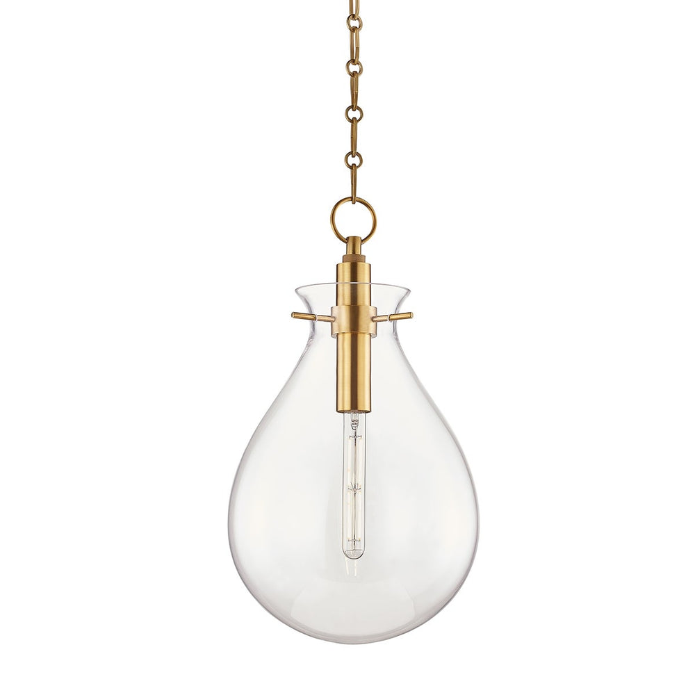 Hudson Valley Ivy Aged Brass Medium Ceiling Pendant
