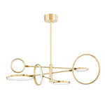 Hudson Valley Saturn Brass Disc Ceiling Pendant Light - Decolight Ltd 