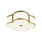 Hudson Valley Aged Brass Chandler Flush Mount Ceiling Light